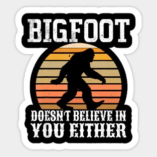 Bigfoot Sasquatch Father Day Bigfoot Sticker